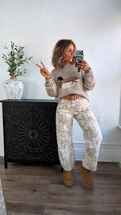 Sagebrush Barrel Pant, Sand