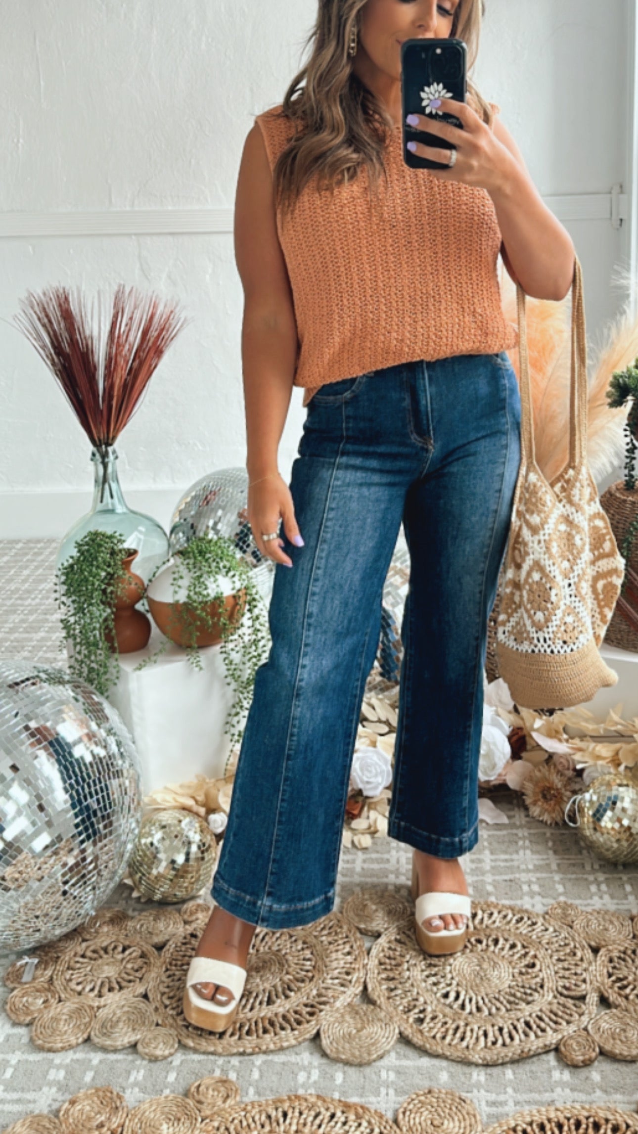 River High Rise Wide Leg Jeans, RISEN
