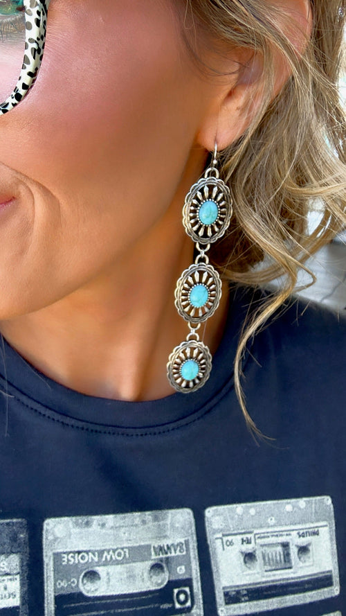 Western Wrapped Dangle Earring