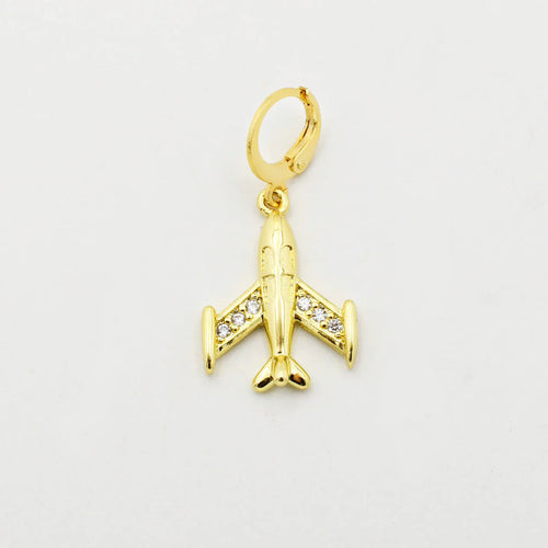 Treasure Jewels: Airplane Charm Gold