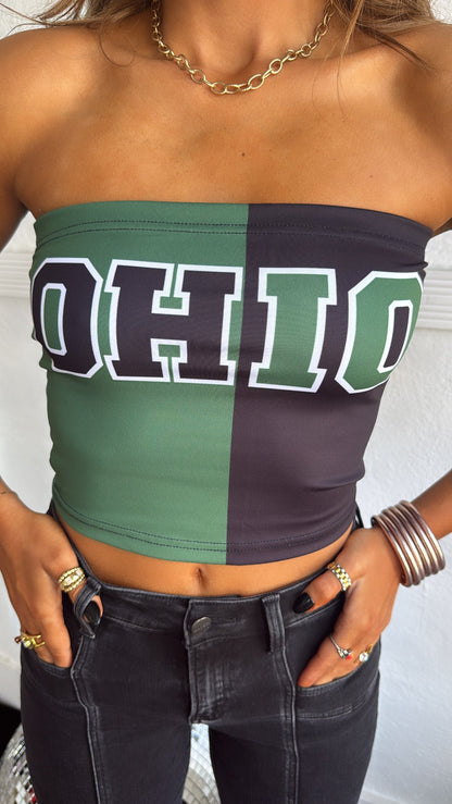 Tailgate Time Bobcats Two Tone Tube Top
