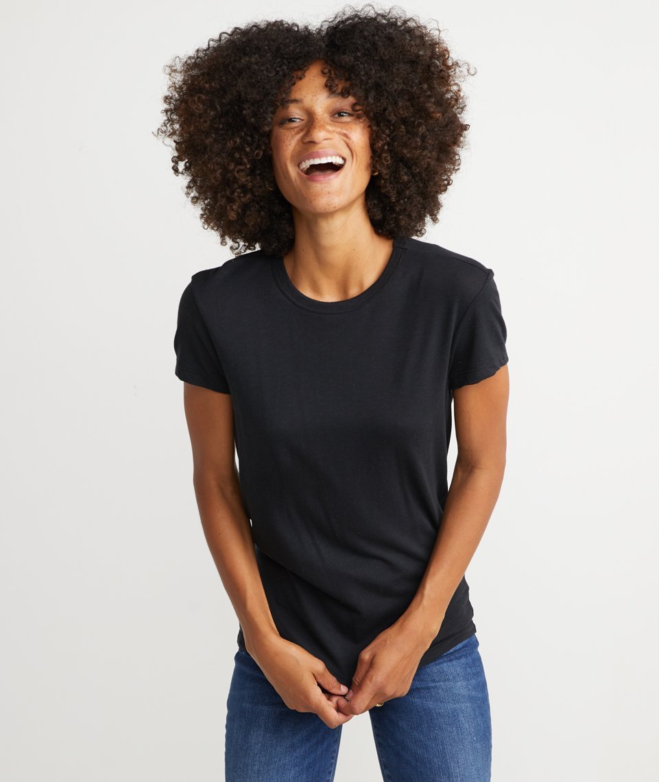 Women's Signature Crew in Black