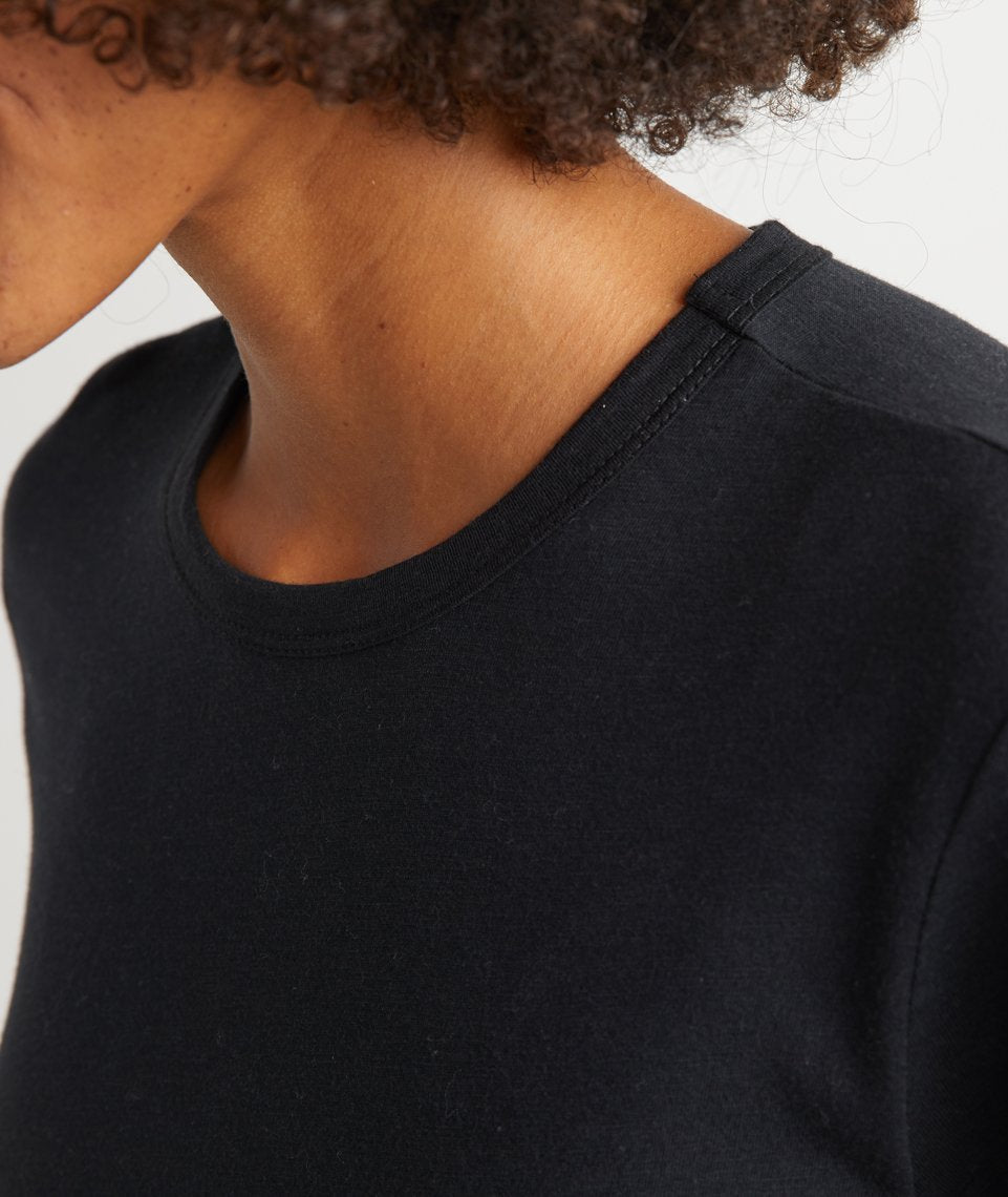 Women's Signature Crew in Black