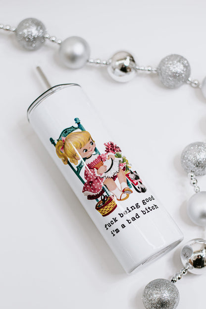 Tall Travel Mug , Bad Bitch