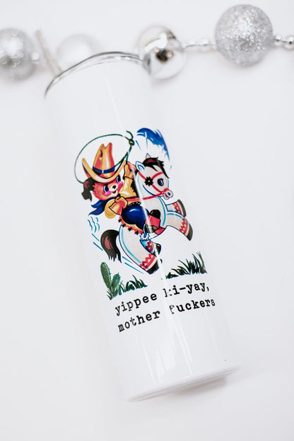 Tall Travel Mug , Yippee Ki Yay