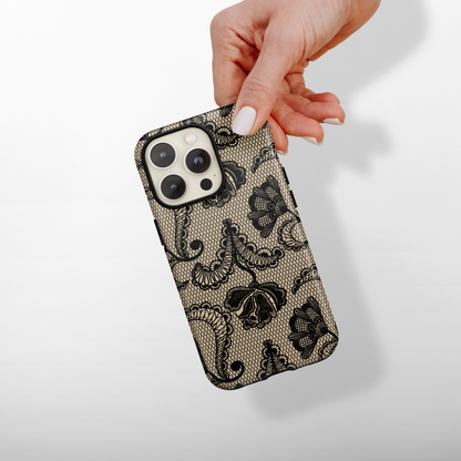 Tough Phone Case - Lace Noir