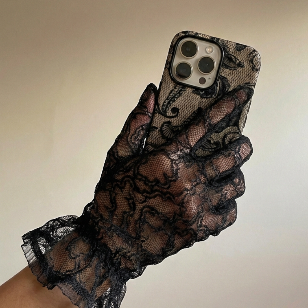 Tough Phone Case - Lace Noir