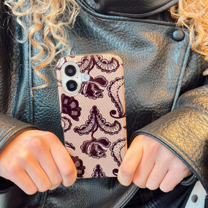 Tough Phone Case - Lace Noir
