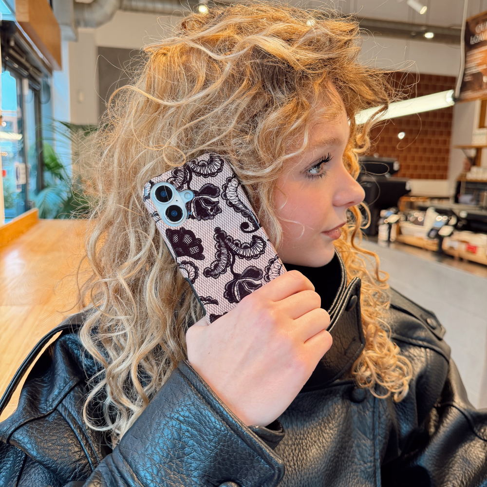 Tough Phone Case - Lace Noir
