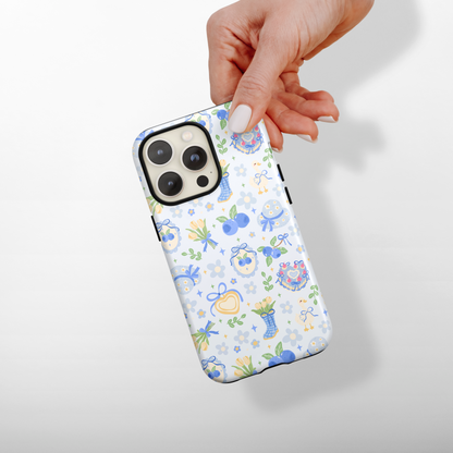 Tough Phone Case - Blueberry Picnic