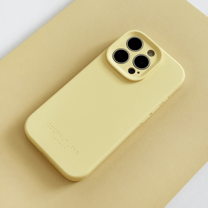 Butter Soft Silicone Phone Case - Yellow