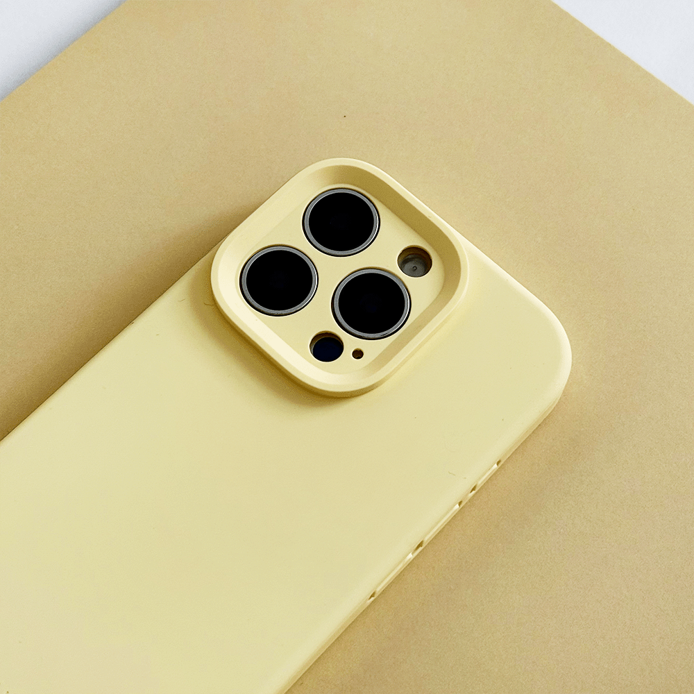 Butter Soft Silicone Phone Case - Yellow