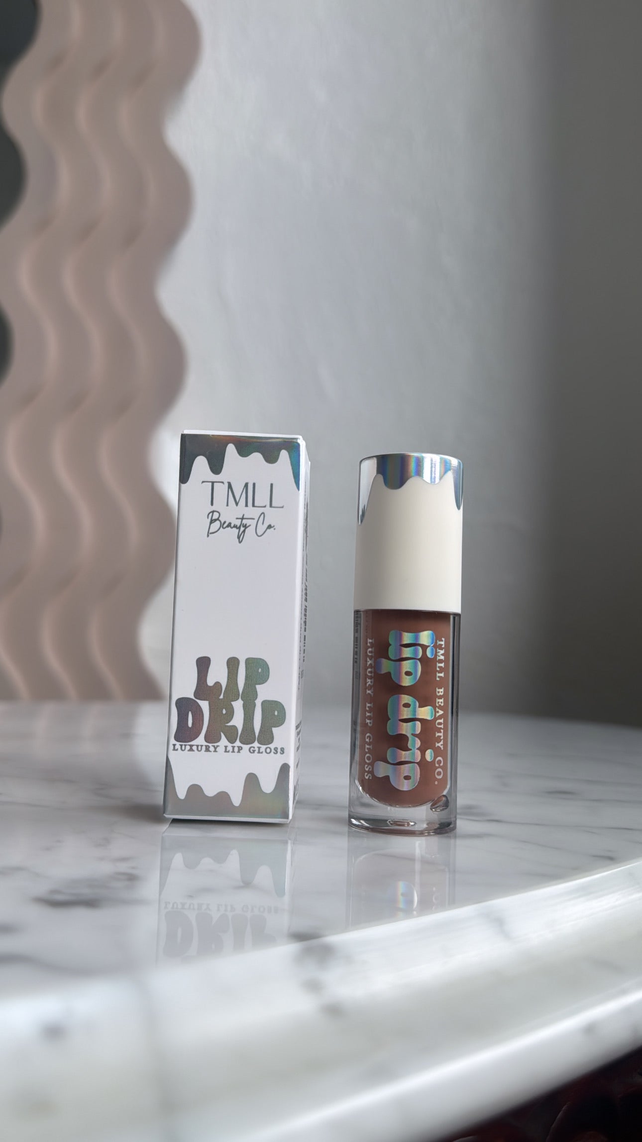 TMLL Lip Drip Luxury Gloss, Brownie Batter