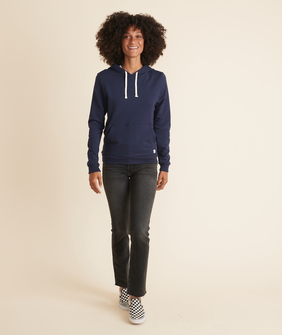 Women's Sunset Pullover Hoodie in True Navy
