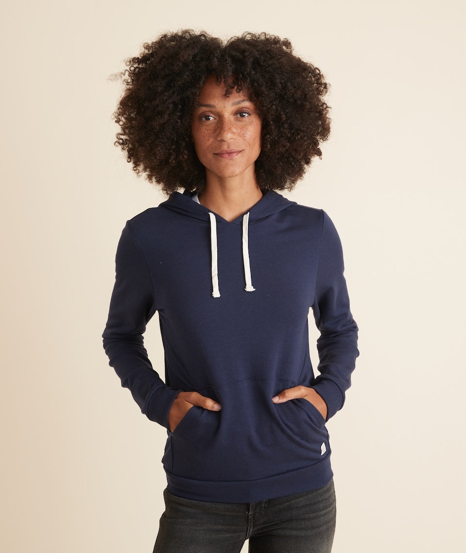 Women's Sunset Pullover Hoodie in True Navy