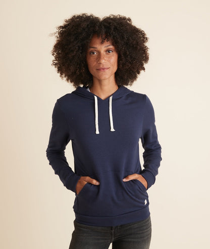 Women's Sunset Pullover Hoodie in True Navy