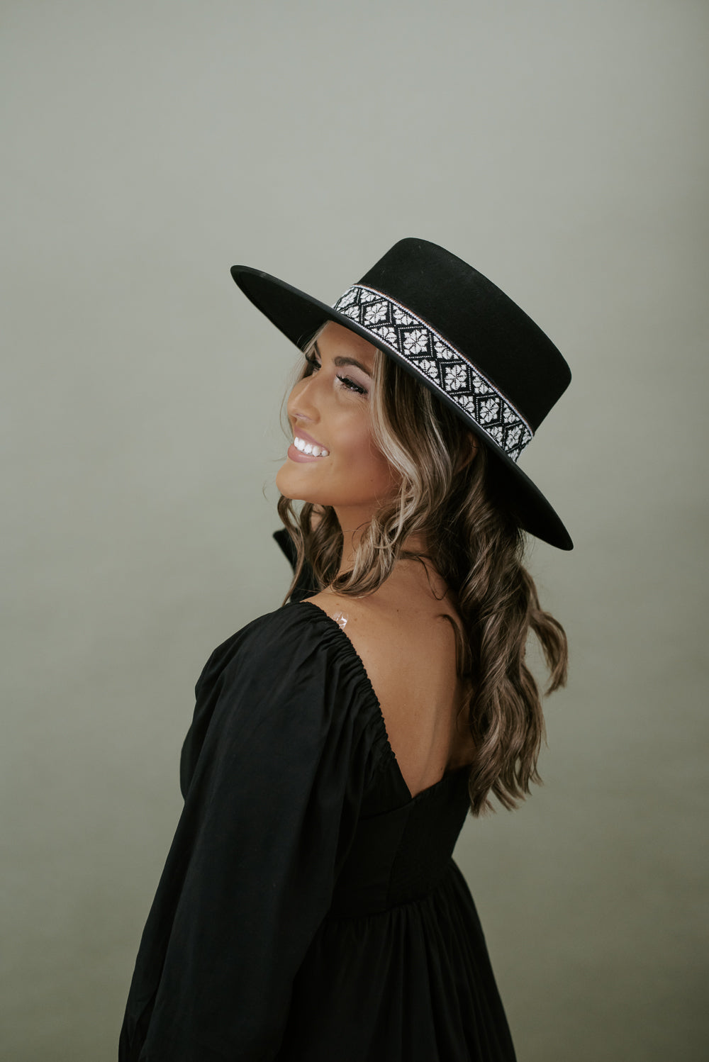 Western Way Gambler Hat, Black