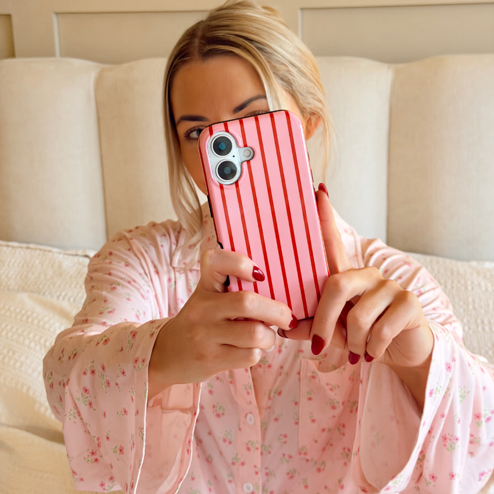 Tough Phone Case - Cherry Stripes