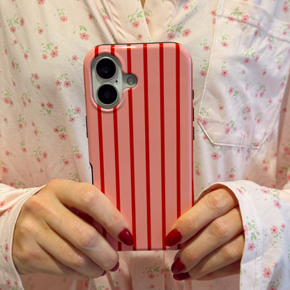 Tough Phone Case - Cherry Stripes