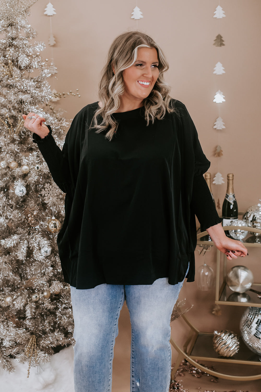 Simply Sweet Basic Top, Black