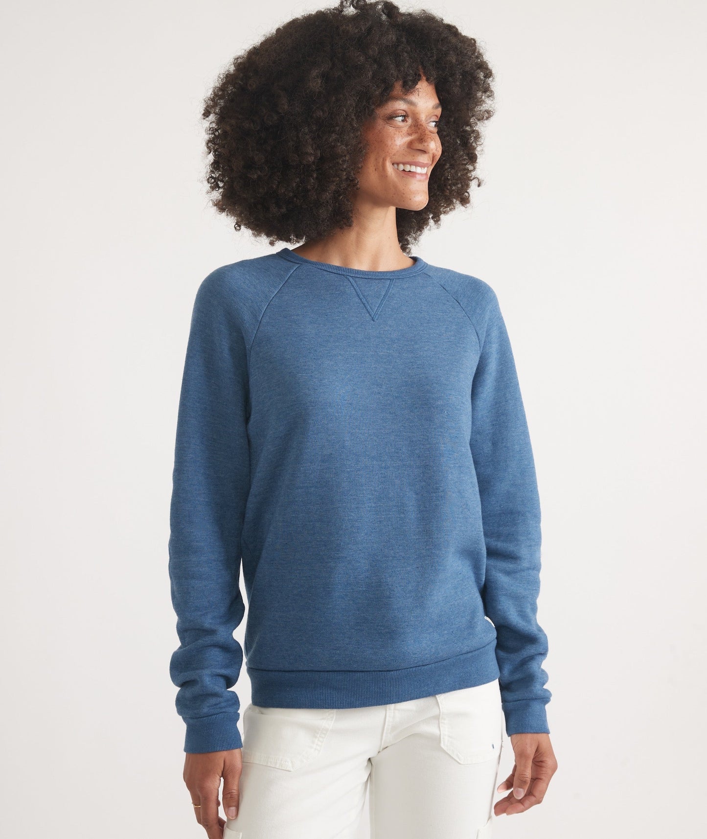 Women's Re-Spun Custom Dyed Sherpa Crew Pullover