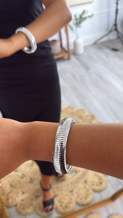 Silver Cobra Bracelet