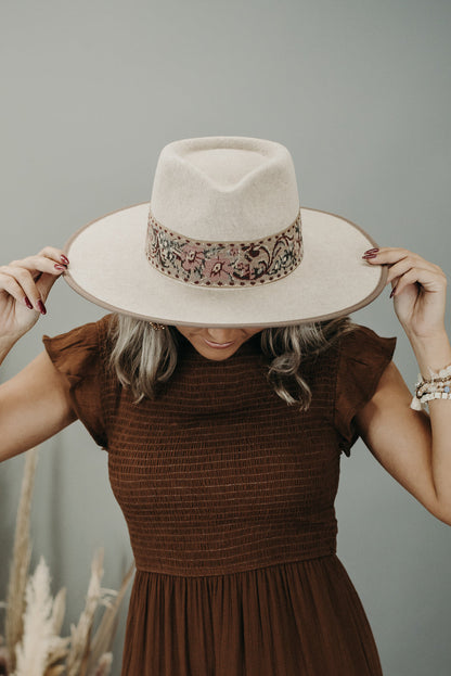 Wilder Wool Rancher Hat, Oatmeal