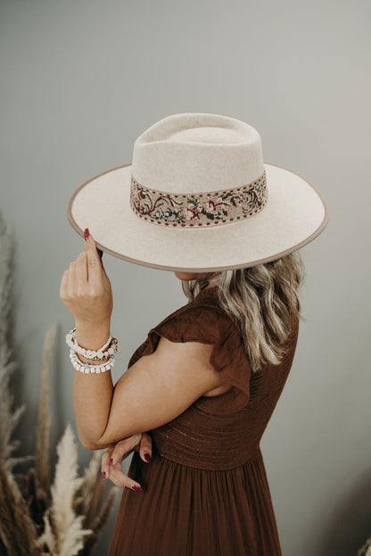 Wilder Wool Rancher Hat, Oatmeal