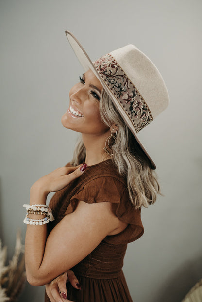 Wilder Wool Rancher Hat, Oatmeal