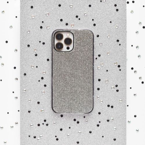 Disco Sparkle Phone Case - Silver
