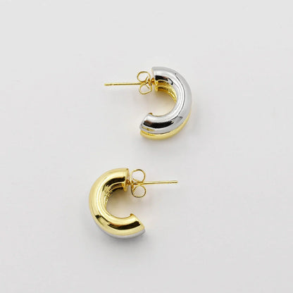 Treasure Jewels: Double Color Chunky Hoop