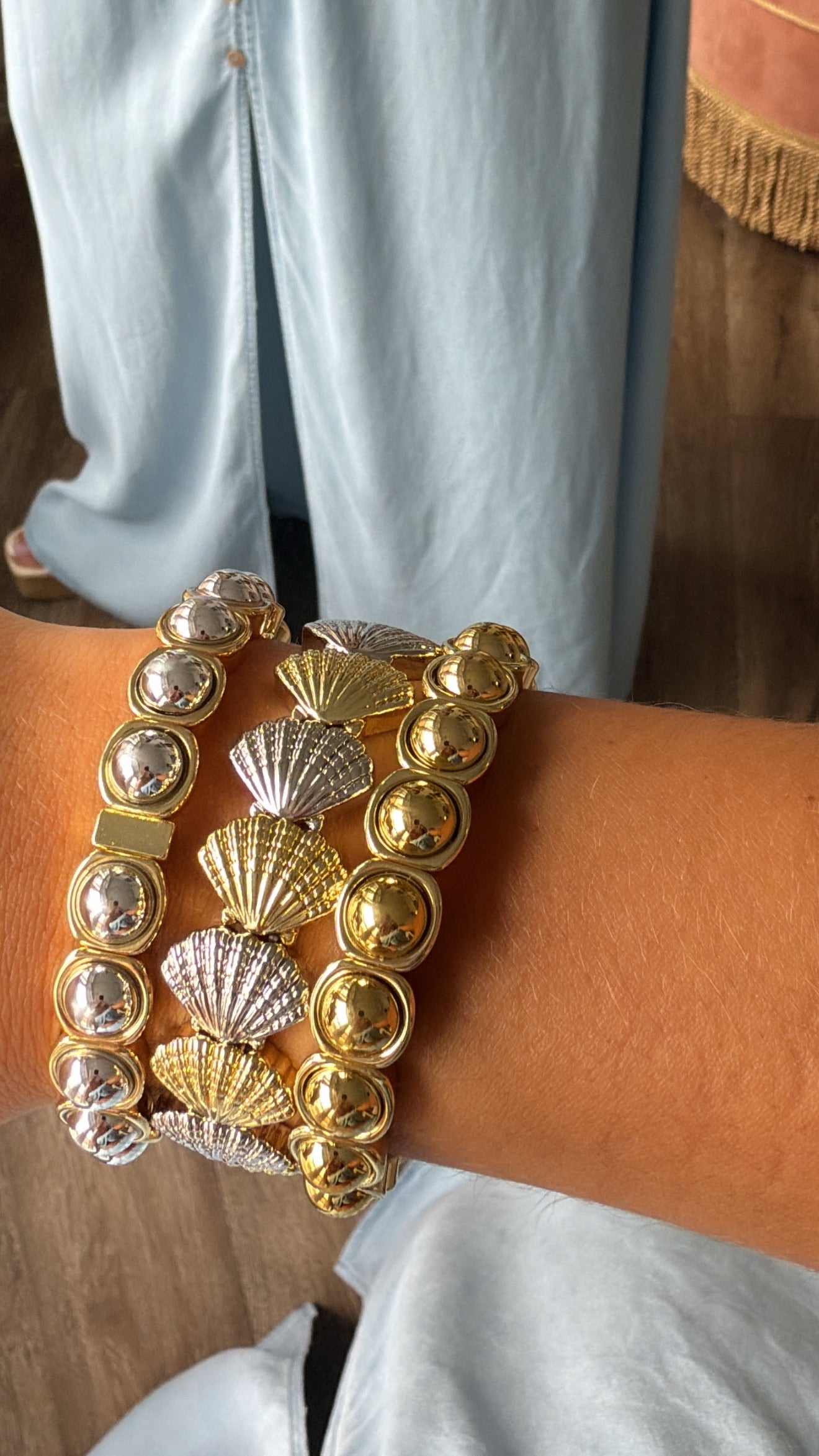 Treasure Jewels: Oro Marina Bracelet Set