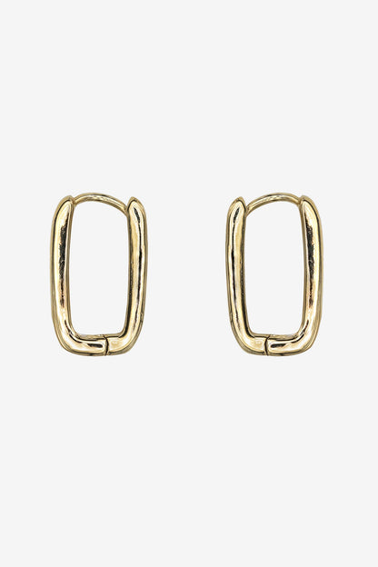 EARHOOPANG - U-Shape Huggie Hoop Earrings