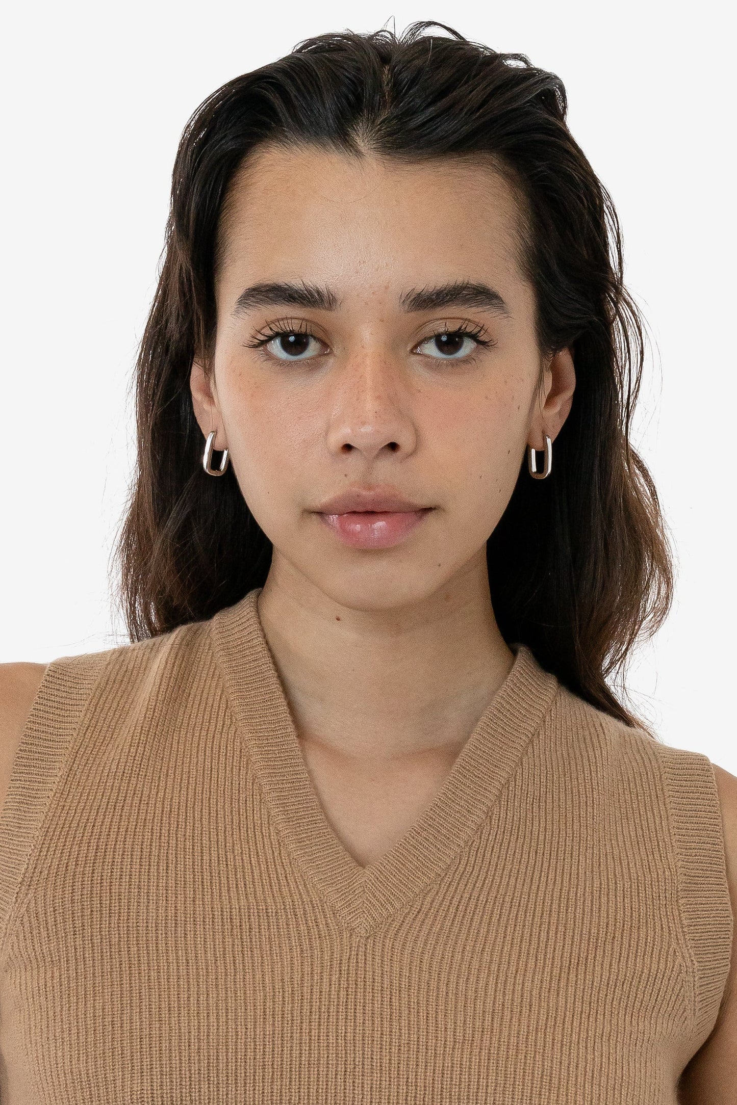 EARHOOPANG - U-Shape Huggie Hoop Earrings