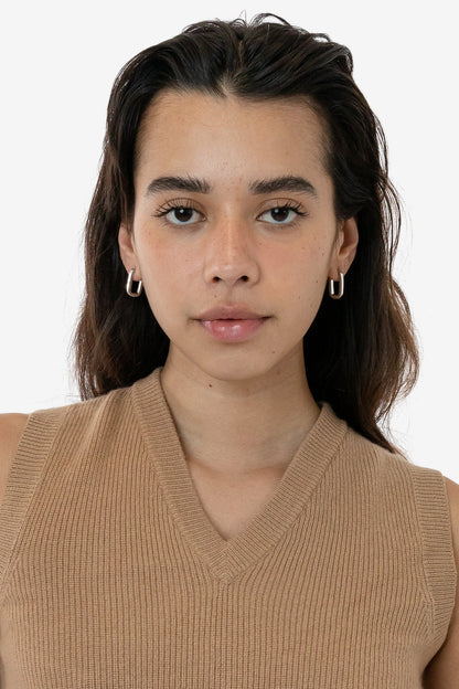 EARHOOPANG - U-Shape Huggie Hoop Earrings