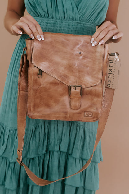 Venice Beach Crossbody, Tan Rustic