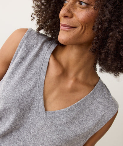Tissue V-Neck Tank