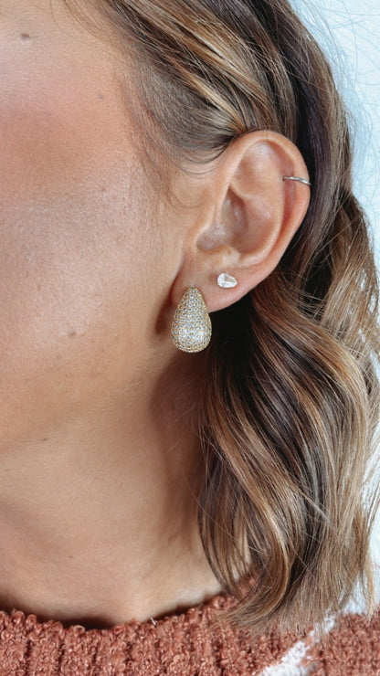 Treasure Jewels: Teardrop Glam Gold