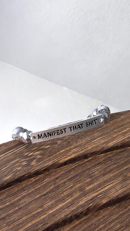 Sassy Bracelet "Manifest", Silver