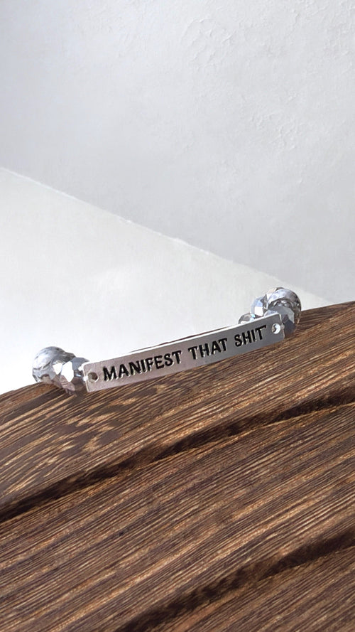 Sassy Bracelet "Manifest", Silver