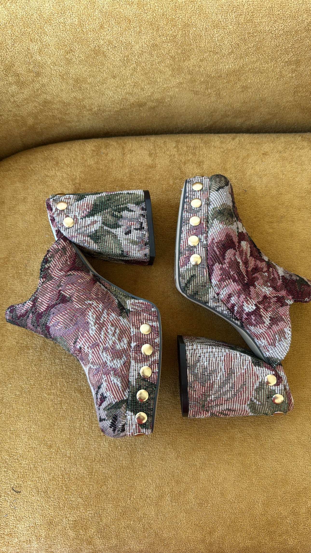Sienna Platform Clogs, Mauve Tapestry