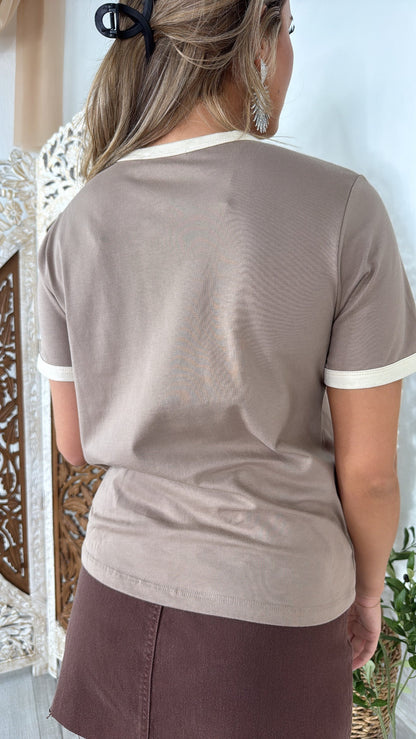 Rodeo Baby Graphic Tee, Mocha