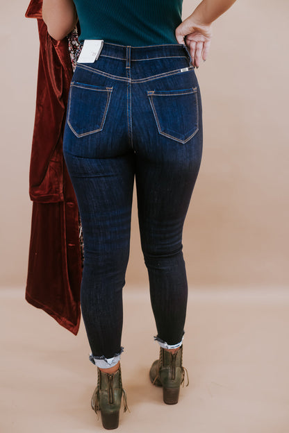 Tristen Button Up, Dark Wash KANCAN