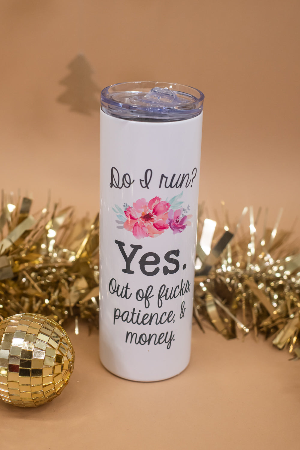Tall Travel Mug , Do I Run?