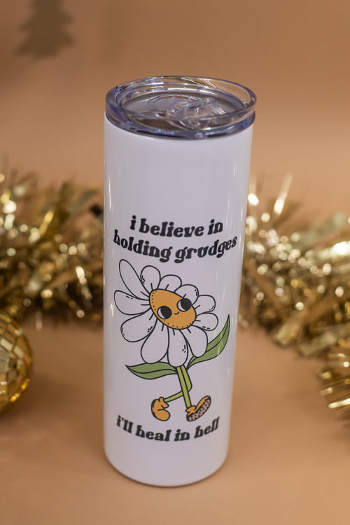 Tall Travel Mug, I Believe In Holding Grudges