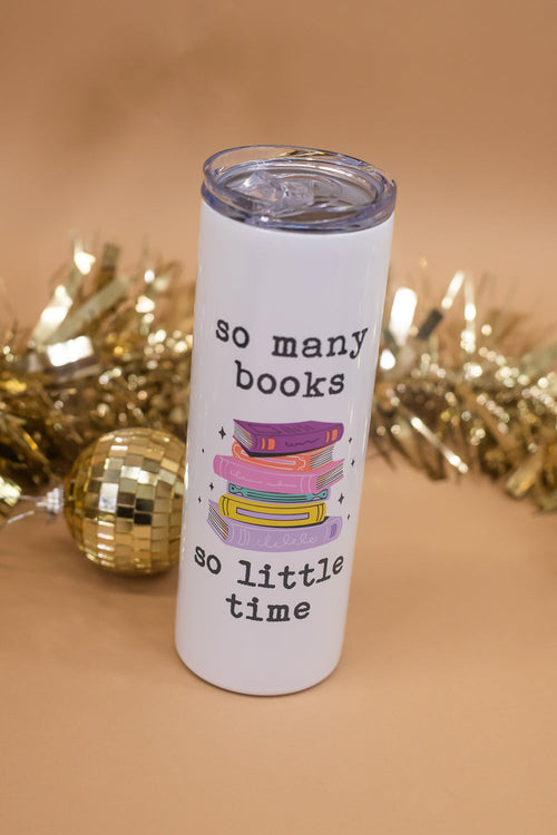 Tall Travel Mug, So Many Books