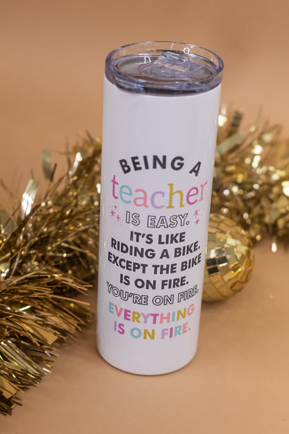 Tall Travel Mug, Being A Teacher