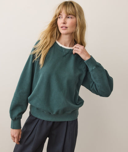 Women's Cloud 9 Fleece Sweatshirt in Rainforest