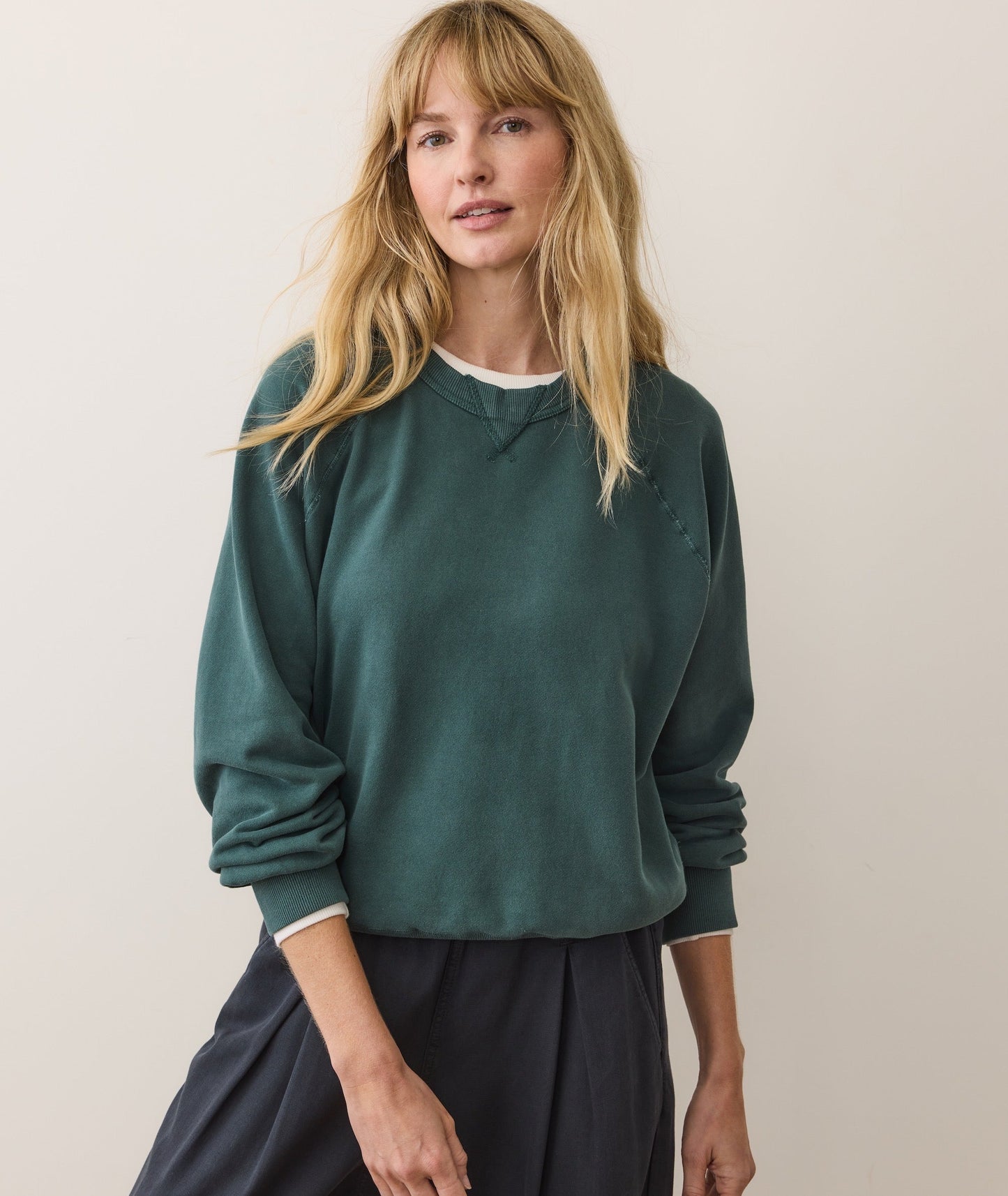 Women's Cloud 9 Fleece Sweatshirt in Rainforest