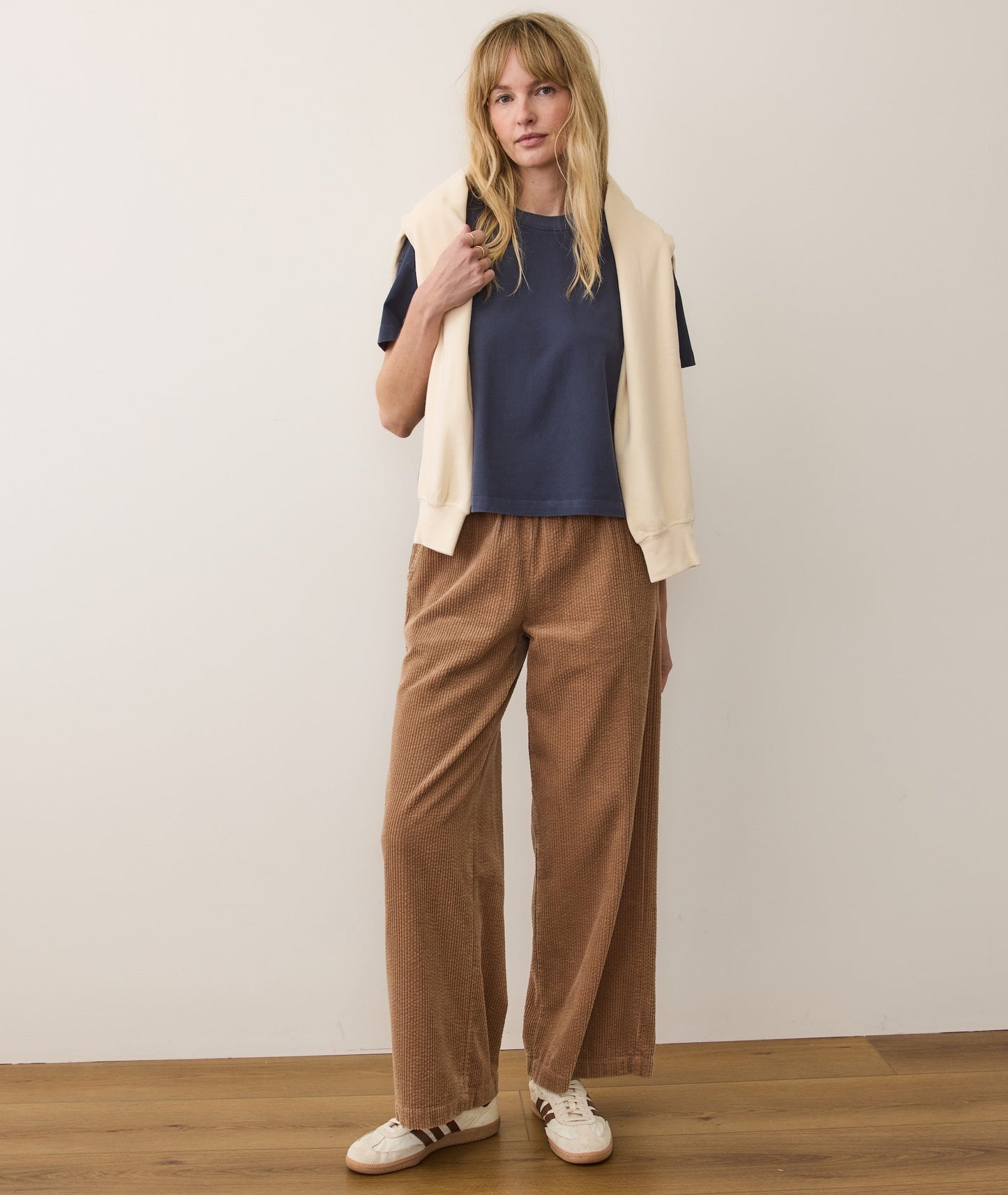 Women's Luxe Jersey Crew Tee in Mood Indigo